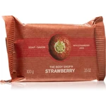 The Body Shop Strawberry Soap přírodní tuhé mýdlo 100 g