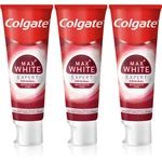 Colgate Max White Expert Original bělicí zubní pasta 3x75 ml