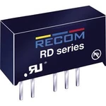 DC/DC měnič Recom RD-0512D (10000215), vstup 5 V/DC, výstup ±12 V/DC, ±84 mA, 2 W