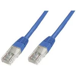 Síťový kabel RJ45 Digitus DK-1511-005/B, CAT 5e, U/UTP, 0.50 m, modrá