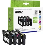 KMP Ink náhradní Epson 16XL, T1631, T1632, T1633, T1634, T1636 kompatibilní kombinované balení černá, azurová, purpurová, žlutá E141V 1621,4050