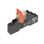 RIDERSERIES, Relays, No. of contacts: 2, CO contact, AgNi 90/10, Rated control voltage: 24 V AC, Continuous current: 8 A, PUSH IN spring connection We