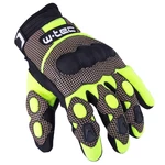 Motokrosové rukavice W-TEC Derex  L  černo-žlutá