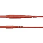 Schützinger MSFK B441 / 1 / 100 / RT měřicí kabel [zástrčka 4 mm - zástrčka 4 mm] červená