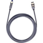 USB 3.0 kabel Oehlbach USB MAX A/B 9222, 5.00 m, černá