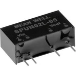 DC/DC měnič MeanWell SPU02M-05, 5 V/DC 400 mA, 2 W