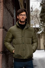 Trendyol Khaki Men's Regular Fit Puffy Winter Coat