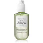 Victoria's Secret Cucumber & Green Tea tělový olej pro ženy 200 ml