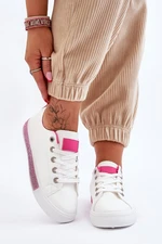 Women's Low Sneakers White-Pink Demira