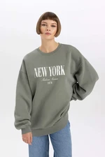 DEFACTO Relax Fit Long Sleeve Sweatshirt