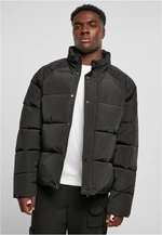 Raglan Puffer Jacket černá