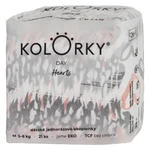 KOLORKY DAY Jednorázové EKO plenky srdce M (5-8 kg) 21 kusů