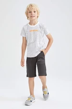 DEFACTO Boys Sweatshirt Fabric Shorts