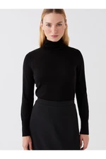 LC Waikiki Women's Turtleneck Straight Long Sleeve Knitwear Sweater