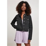 Women's Organic Denim Jacket Black Washed