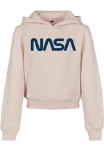 Baby NASA Cropped Hoody Pink