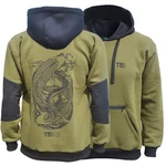 Tb baits mikina olive edition hoodie - s