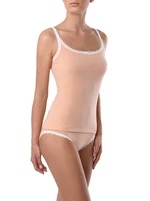 Conte Woman's Tops Lt 777 Peach-White