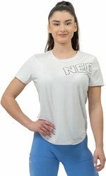 Nebbia FIT Activewear Functional T-shirt with Short Sleeves White XS Fitness koszulka