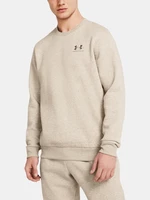 Světle hnědá mikina Under Armour UA Essential Fleece Crew