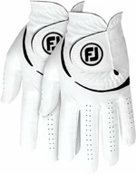 Footjoy Weathersof Golf (2 Pack) White/Black XL Gants pour hommes