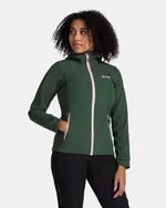 Dark green women's softshell jacket Kilpi Rawia