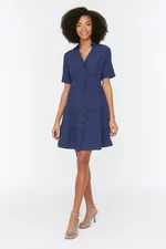 Trendyol Navy Blue Shirt Dress