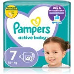 Pampers Active Baby Size 7 jednorázové pleny 15+ kg 40 ks