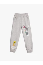 Koton Bugs Bunny and Tweety Jogger Sweatpants with Pockets