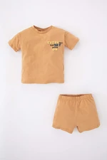 DEFACTO Baby Boy Slogan Printed 2-Piece Set