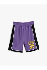 Koton Color Blocked Basketball Shorts