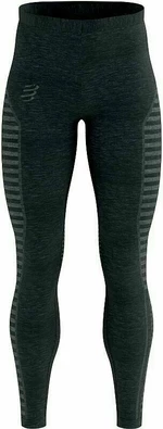 Compressport Winter Run Legging Black L Futónadrágok/leggingsek