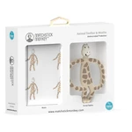 Matchstick Monkey Animal Teether & Muslin Giraffe dárková sada pro děti