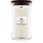 Woodwick Linen vonná svíčka s dřevěným knotem 609.5 g