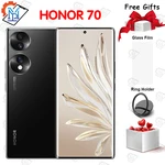 Original HONOR 70 6.67 Inch Screen 120Hz Snapdragon 778G+ Octa Core Android 12 Fast Charging 66W Smartphone