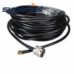 Superbat N Plug to RP-SMA Male(Female Pin) Straight Paitail Cable N to SMA Cable Assembly LMR195 1M