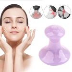 Natural Rose Quartz Jade Mushroom Facial Massage Stone Gouache Scraper Face Massager Gua Sha Board Skin Care Face Lifting Tool