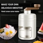 Manual Ice Crusher Smoothies Hail Ice Breaker Fast Ice Crushing Portable Shaved Ice Machine For Kitchen Gadgets Ice Blenders