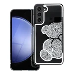 Zadní kryt TEDDY BEAR Case pro Samsun Galaxy A25 5G, stříbrná