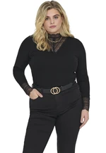 ONLY CARMAKOMA Dámské triko CARTILDE Regular Fit 15308237 Black 5XL/6XL