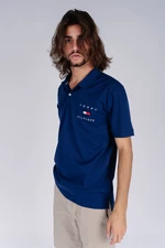 Tommy Hilfiger Polo tričko - TOMMY FLAG HILFIGER REG POLO tmavo modré