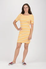 Tommy Jeans Dress - TJW TOMMY CLASSICS BODYCON DRESS yellow-white