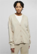 Women's oversized cardigan - beige