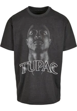 Tupac Up Oversize Tee Charcoal