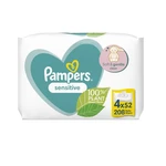 Pampers Sensitive vlhčené ubrousky 4x52 ks