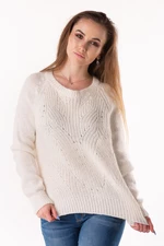 Sweater - TOMMY HILFIGER VIVICA C-NK SWTR white