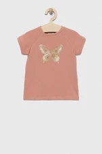 Dětské tričko Birba&Trybeyond růžová barva