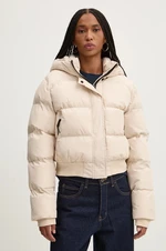 Bunda Superdry dámska, béžová farba, zimná, oversize, W5011723A-7SJ