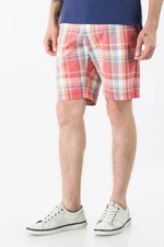 Tommy Hilfiger Krátke nohavice - BROOKLYN SHORT RED CHK vzorované