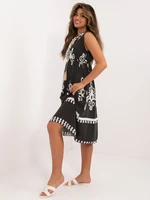 Black patterned dress